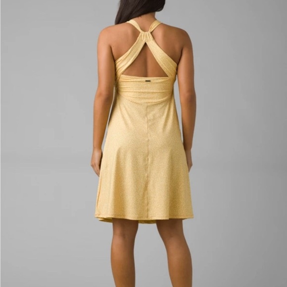 Prana Cantina Dress in Blue and Graceful Floral Halter Size Med - Picture 10 of 10